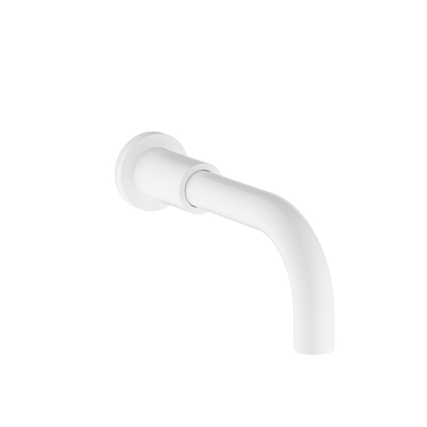 TARA Matte White Bath faucets Bath spout for wall mounting