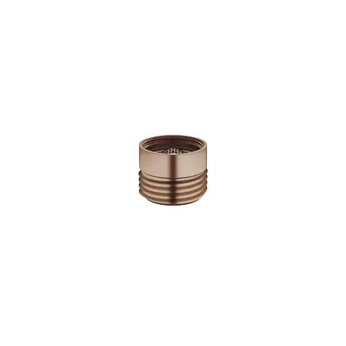Adapter for shower outlet 3/8" x 1/2" - Brushed Bronze (PVD) - 12 202 979-42