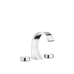 CYO Mélangeur lavabo à 3 trous avec garniture d'écoulement Sans élément design - Chrome - 20 710 811-00 0010