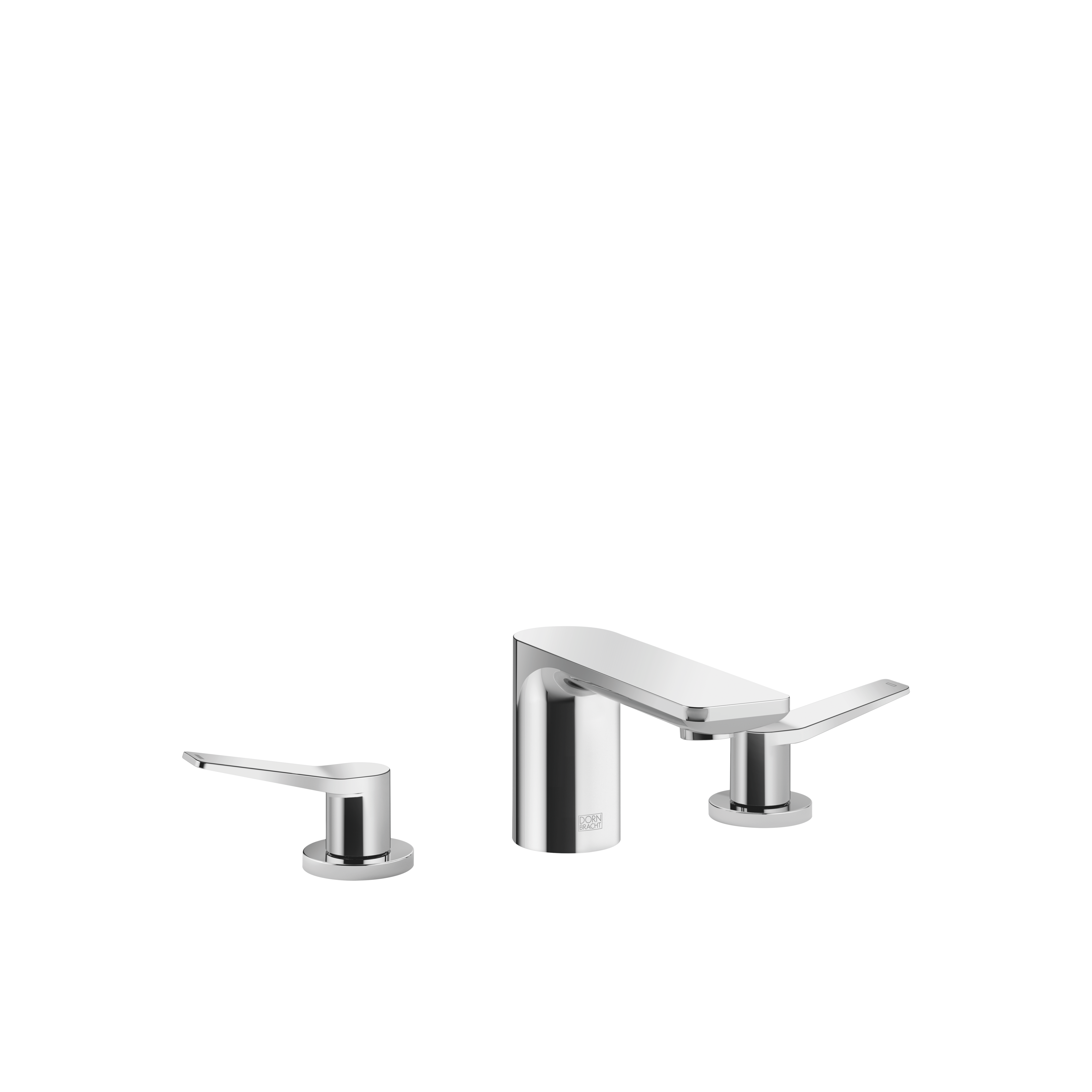 LISSÉ Chrome : Three-hole lavatory mixer with drain