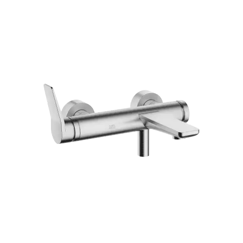 LISSÉ Single-lever bath mixer for wall mounting without shower set - Brushed Chrome - 33 200 845-93