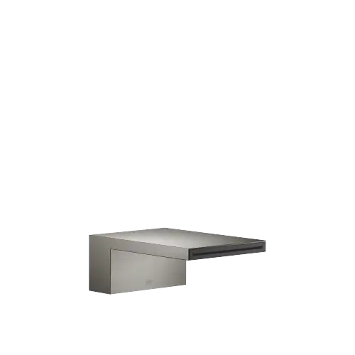 MEM Bocca di erogazione a getto per vasca senza deviatore per montaggio bordo vasca - Dark Chrome - 13 630 740-19