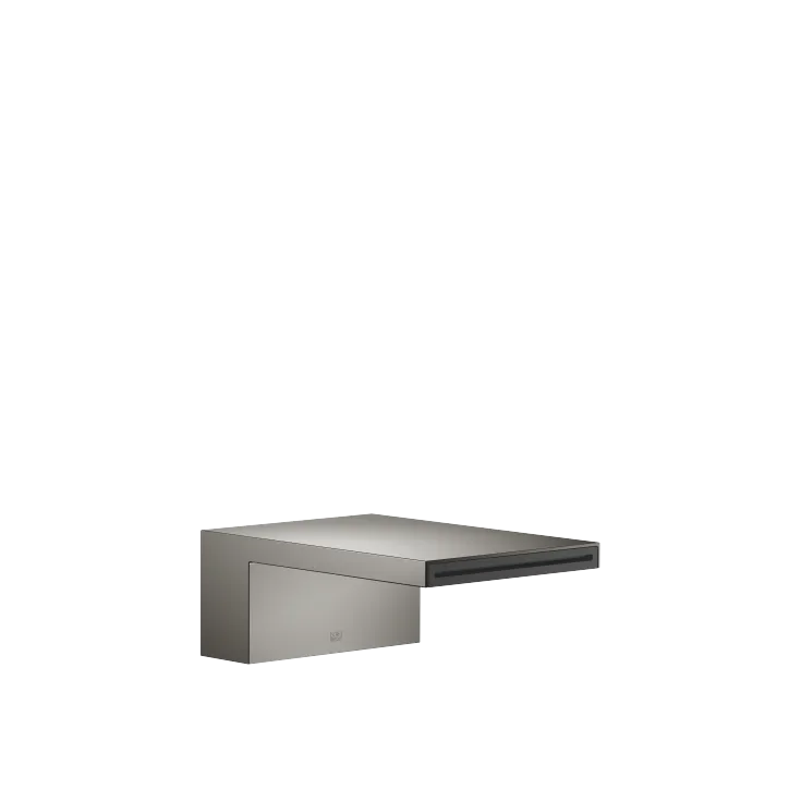 MEM Cascade tub spout without diverter for deck-mounted installation - Dark Chrome - 13 630 740-19