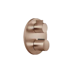 Concealed thermostat with two function volume control - Brushed Bronze - 36 426 970-42