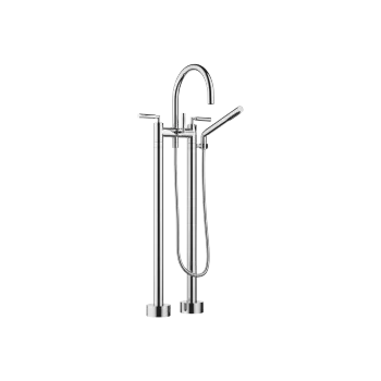 TARA Two-hole bath mixer for free-standing assembly with hand shower set - Chrome - 25 943 882-00 0050