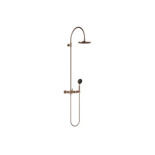 TARA Showerpipe 220 mm - Brushed Bronze (PVD) - Set containing 2 articles
