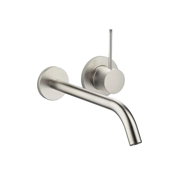 META META SLIM Miscelatore monocomando lavabo incasso senza piletta - Platinato spazzolato - 36 861 662-06