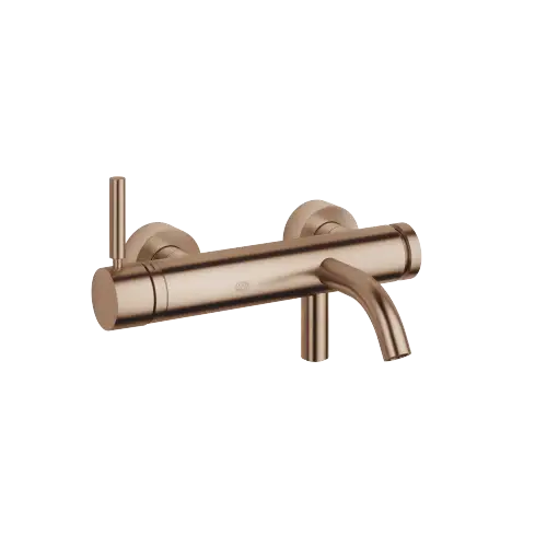 META Single-lever bath mixer for wall mounting without shower set - Brushed Bronze (PVD) - 33 200 660-42
