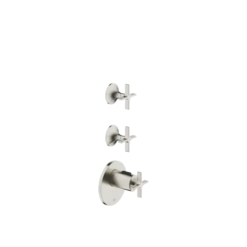 VAIA xTOOL Thermostat module with 2 valves - Brushed Platinum - Set containing 3 articles