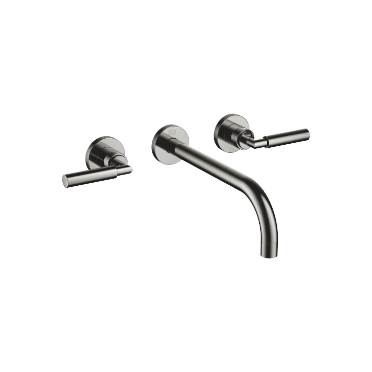 TARA Wall-mounted basin mixer without pop-up waste - Dark Chrome - 36 717 882-19