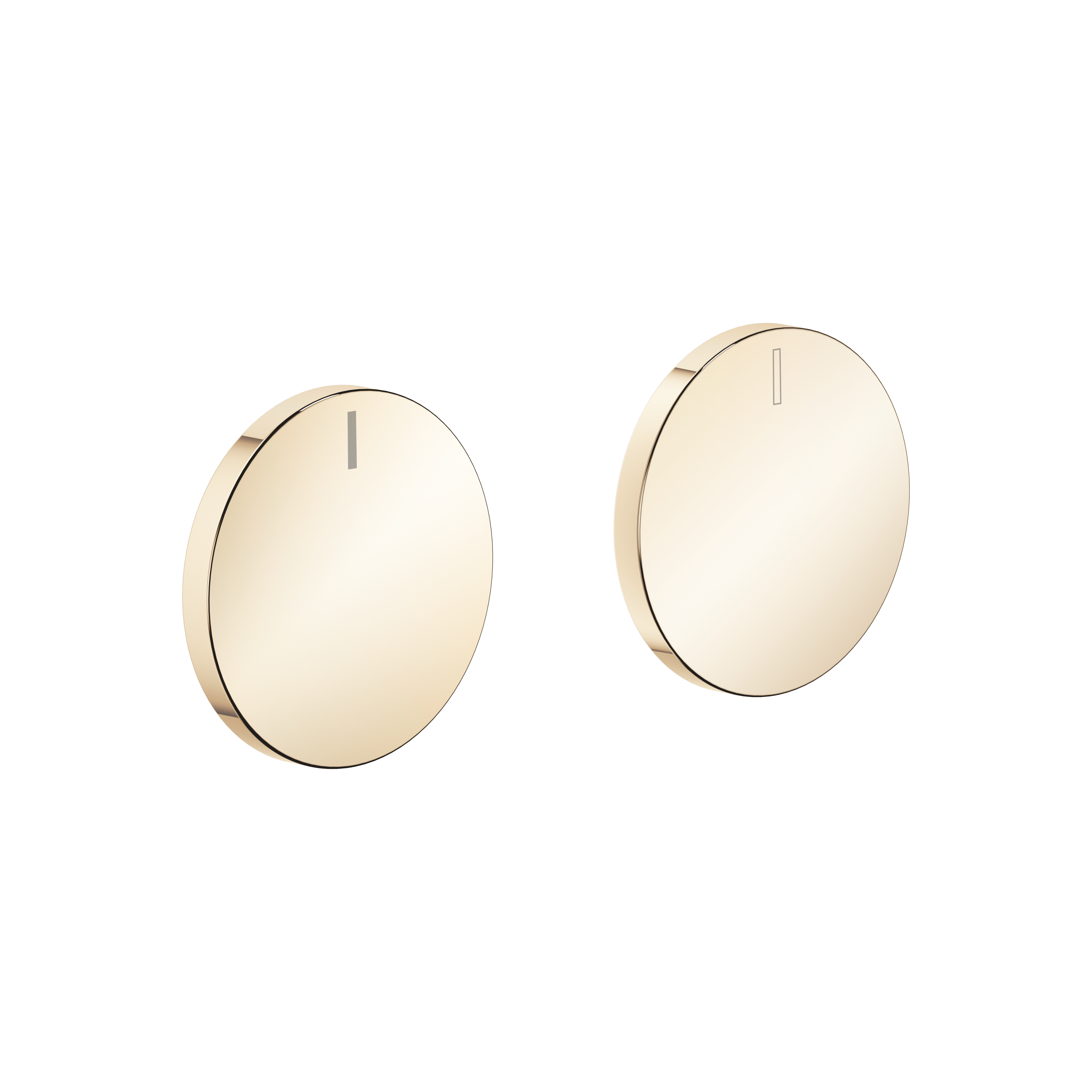 CYO Durabrass (23kt Gold) : Handle insert set hot & cold marking