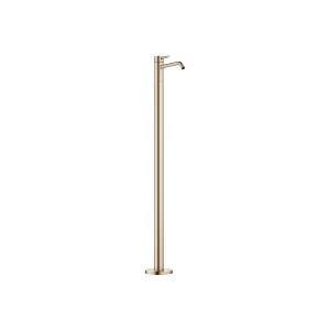 META Mitigeur monocommande de lavabo avec tube vertical sans garniture d’écoulement - Champagne brossé (Or 22cts) - 22 584 660-46