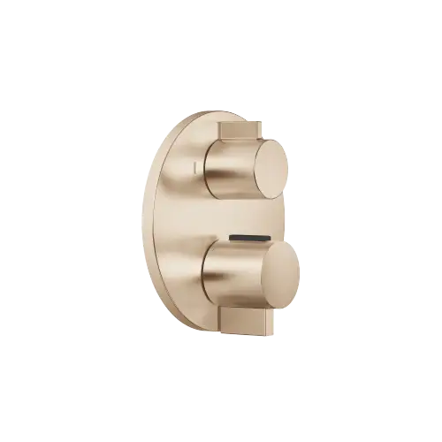 Concealed thermostat with two-way diverter - Brushed Champagne (22kt Gold) - 36 426 970-46 0010