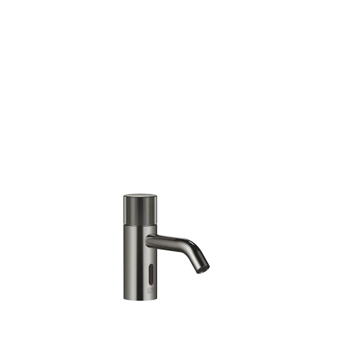 META Washstand fitting with electronic opening and closing function without pop-up waste - Dark Chrome - 44 511 660-19