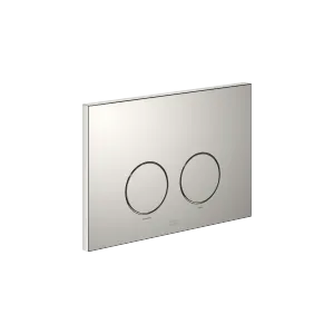 Flush plate for concealed WC cisterns made by Geberit round - Platinum - 12 665 979-08