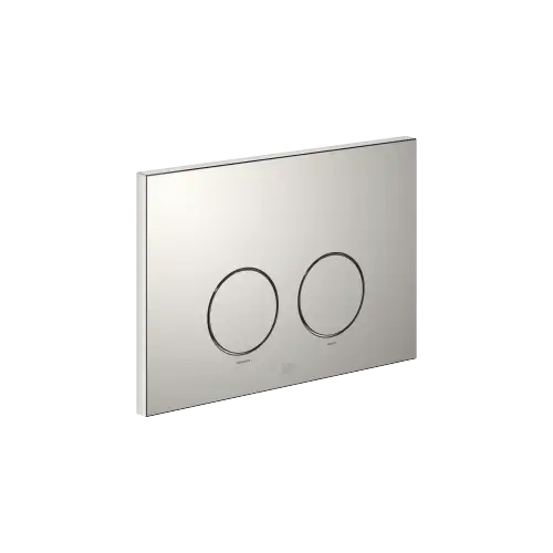 Piastra di lavaggio per cassette WC-UP di Geberit rotondo - Platinato - 12 665 979-08