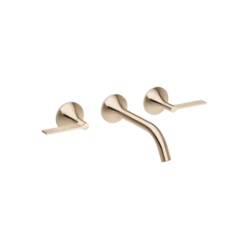 VAIA Wall-mounted basin mixer without pop-up waste - Champagne (22kt Gold) - 36 712 819-47 0010