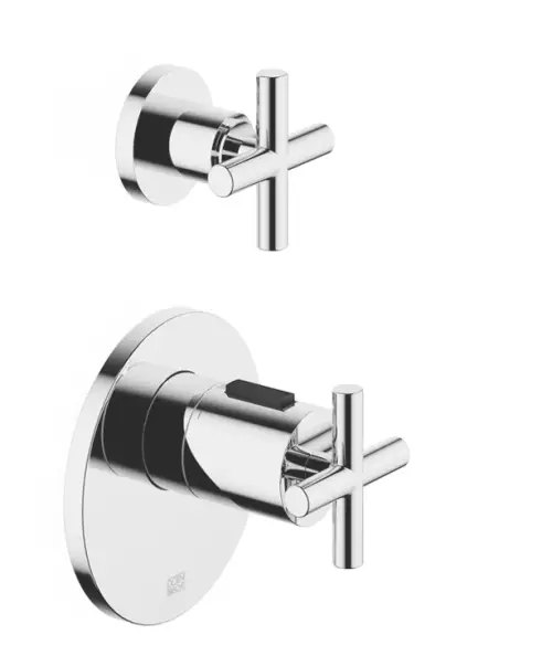 TARA xTOOL thermostat with one volume control - Chrome - Set containing 1 articles
