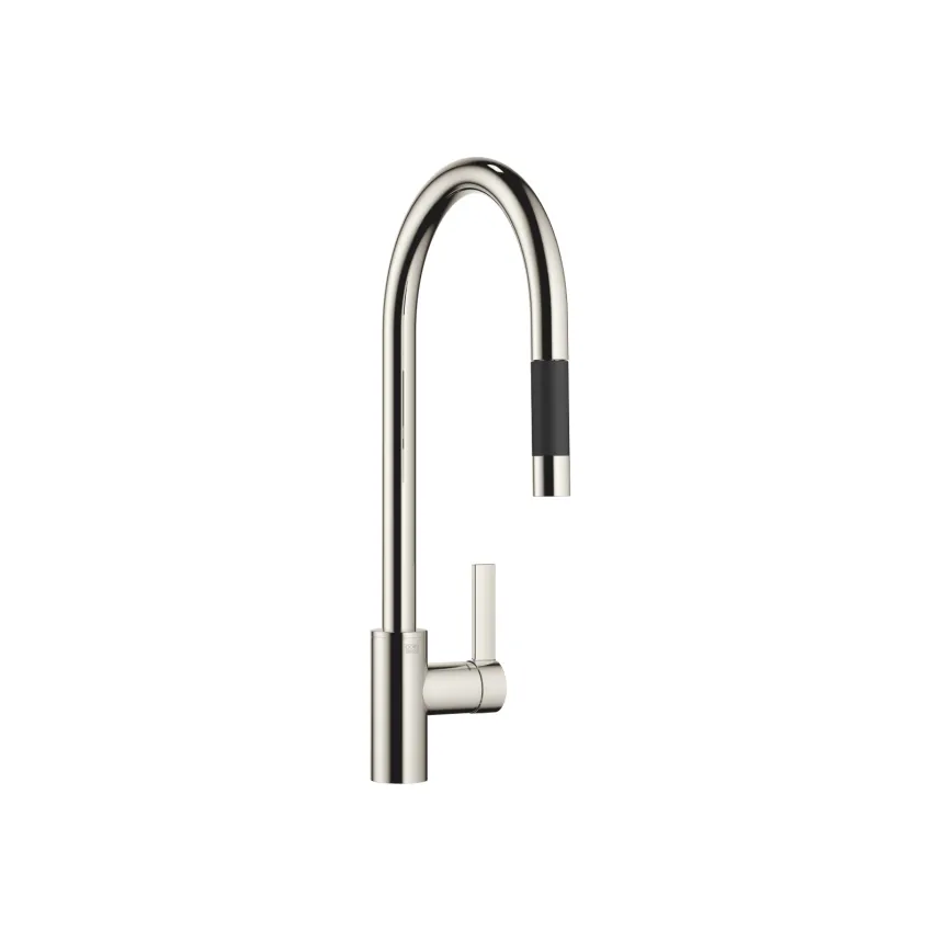TARA ULTRA Platinum Kitchen faucets Singlelever mixer pulldown with spray function