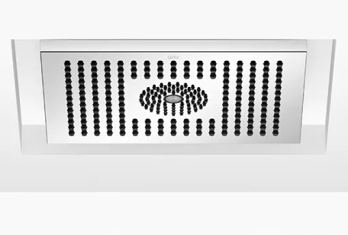 Rain shower for recessed ceiling installation with light 300 x 240 mm - 28 044 980-47