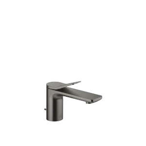 LISSÉ Single-lever basin mixer with pop-up waste - Brushed Dark Platinum - 33 500 845-99