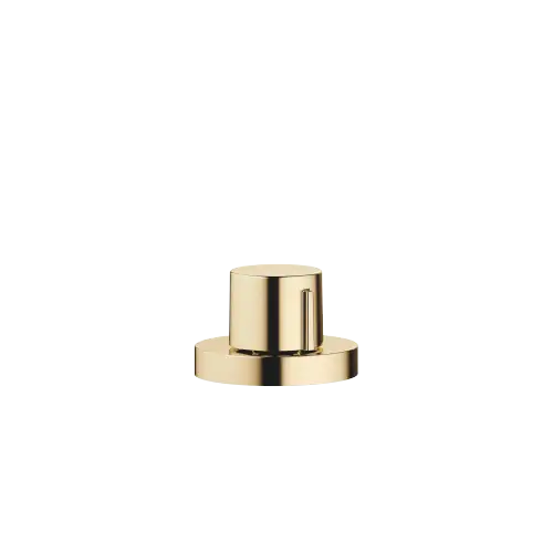 Strainer waste with control handle - Durabrass (23kt Gold) - 10 710 970-09
