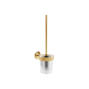 VAIA Toiletten-Bürstengarnitur  Wandmodell - Messing gebürstet (23kt Gold) - 83 900 809-28