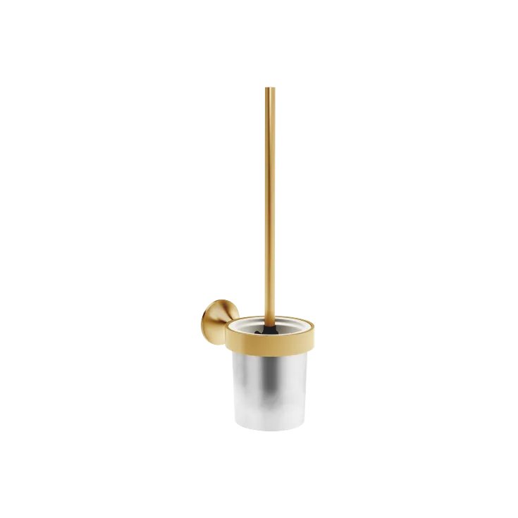 VAIA Toiletten-Bürstengarnitur  Wandmodell - Messing gebürstet (23kt Gold) - 83 900 809-28