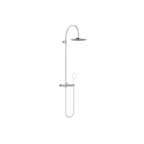 TARA Showerpipe with shower mixer without hand shower 300 mm - Platinum - 26 622 892-08 0050