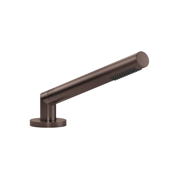 META Hand shower set for bath rim or tile edge installation - Brushed Dark Bronze (PVD) - 27 702 660-43