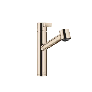 ENO Single-lever mixer Pull-out with spray function - Champagne (22kt Gold) - 33 875 760-47 0010