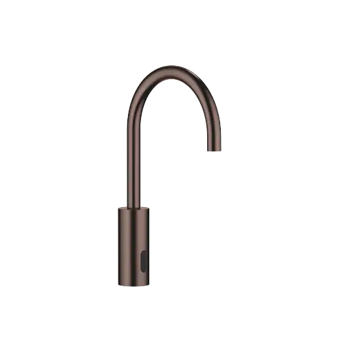 Touchfree Robinetterie de lavabo avec fonction d’ouverture et de fermeture électronique sans garniture d’écoulement - Dark Bronze brossé (PVD) - 44 521 660-43