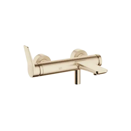 LISSÉ Single-lever bath mixer for wall mounting without shower set - Brushed Light Gold (PVD) - 33 200 845-27