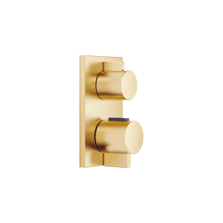 Concealed thermostat with one function volume control - Brushed Durabrass (23kt Gold) - 36 425 670-28 0010