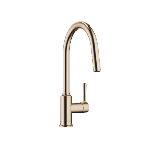 VAIA Single-lever mixer Pull-down with spray function - Brushed Champagne (22kt Gold) - 33 870 809-46 0010