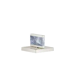 Manopola Nature Squared Pearl Shell Callisto Black - Platinato - XV-01 4762