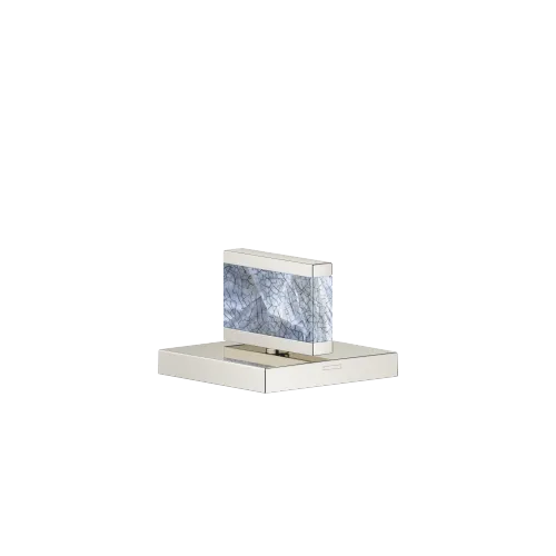 Manopola Nature Squared Pearl Shell Callisto Black - Platinato - XV-01 4762