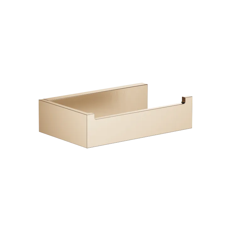 Tissue holder without cover - Brushed Champagne (22kt Gold) - 83 500 780-46