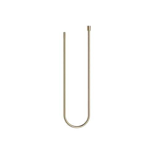 Metal shower hose 1/2" x 3/8" x 59" - Durabrass (23kt Gold) - 28 304 970-09