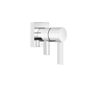 Concealed single-lever mixer with cover plate with integrated shower connection - Chrome - 36 046 970-00