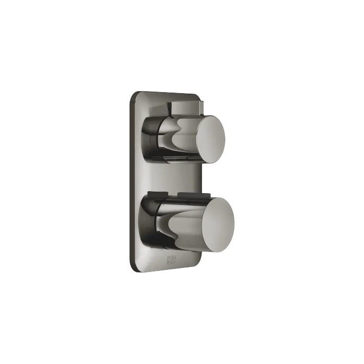 LISSÉ Concealed thermostat with two function volume control - Dark Chrome - 36 426 845-19