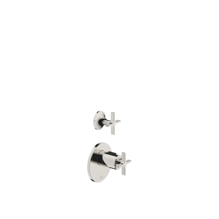 VAIA xTOOL Thermostatmodul mit 1 Ventil - Platin - Set aus 2 Artikeln