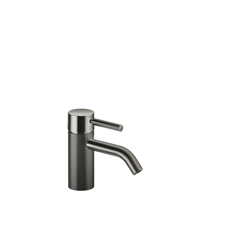 META Single-lever basin mixer without pop-up waste - Dark Chrome - 33 529 660-19