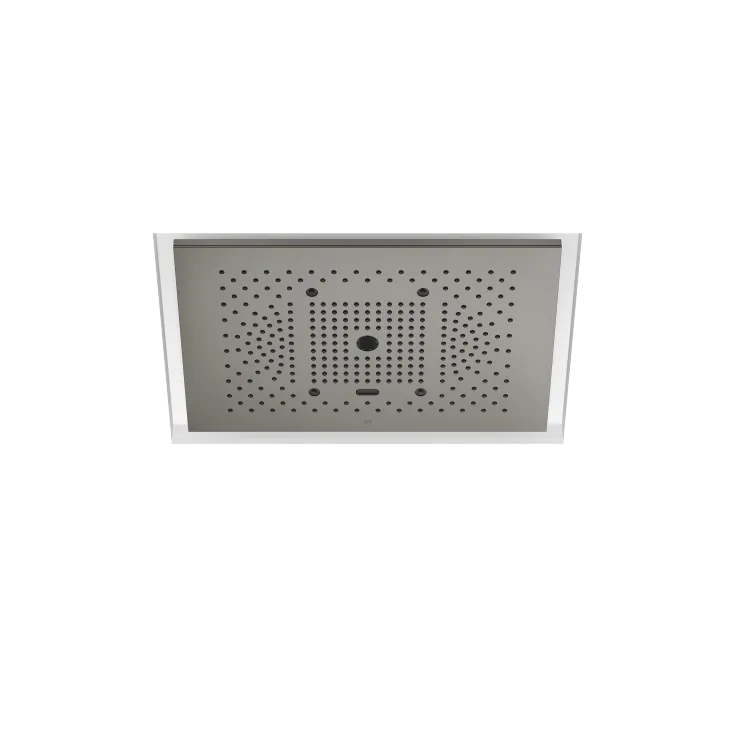 SERENITY SKY+ Regenpaneel für Deckeneinbau mit Licht - Dark Platinum gebürstet - 41 781 979-99