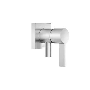 Concealed single-lever mixer with cover plate with integrated shower connection - Brushed Chrome - 36 045 970-93