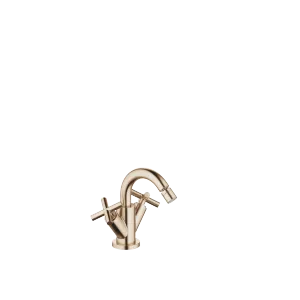 TARA Mélangeur de bidet monotrou avec garniture d'écoulement - Champagne brossé (Or 22cts) - 24 510 892-46