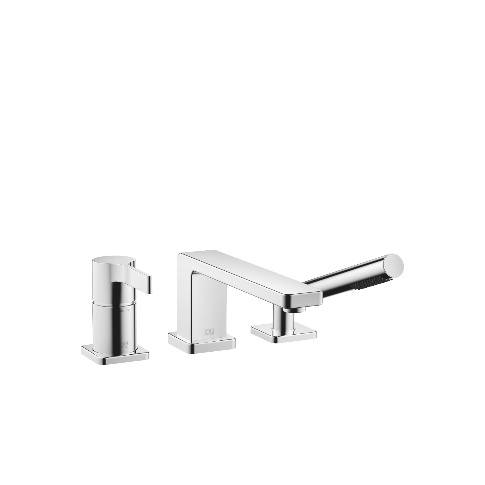 LULU Brushed Platinum Tub faucets Threehole singlelever tub mixer