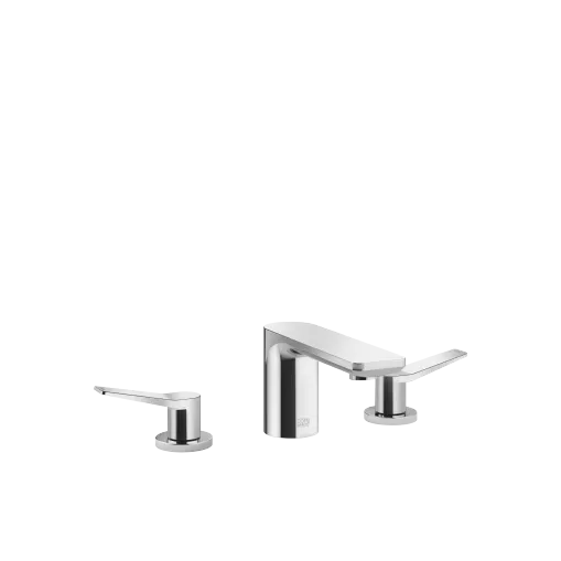 LISSÉ Three-hole basin mixer with pop-up waste - Chrome - 20 713 845-00