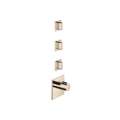 CL.1 xTOOL Thermostat module with 3 valves - Champagne (22kt Gold) - Set containing 4 articles