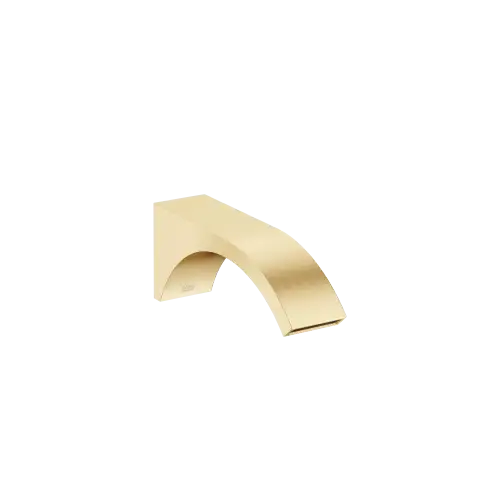 CYO Lavatory spout, wall-mounted without drain - Brushed Durabrass (23kt Gold) - 13 805 811-28
